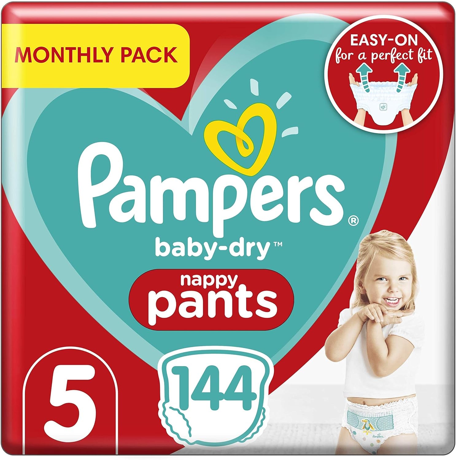 Pampers (stara wersja), majtki, rozmiar 4, 9kg-15kg, trzy opakowania (1 x 88 pieluszek)
