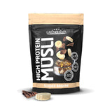 Layenberger 3K High Protein Müsli, 50% Eiweiß i 18% Kohlenhydrat - opakowanie pojedyncze (1X 390 G) - Schoko-Nuss Cereale Naty Shop 390 G (opakowanie 1Er) Schoko-Banana