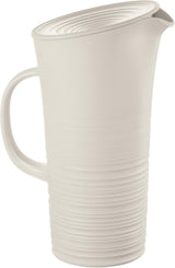 Guzzini - Tierra, Karafka z pokrywką - Mleczna biel, 18,7 x 13,4 x 10 x h26,9 cm | 1800 cm3 - 181701156, Bianco