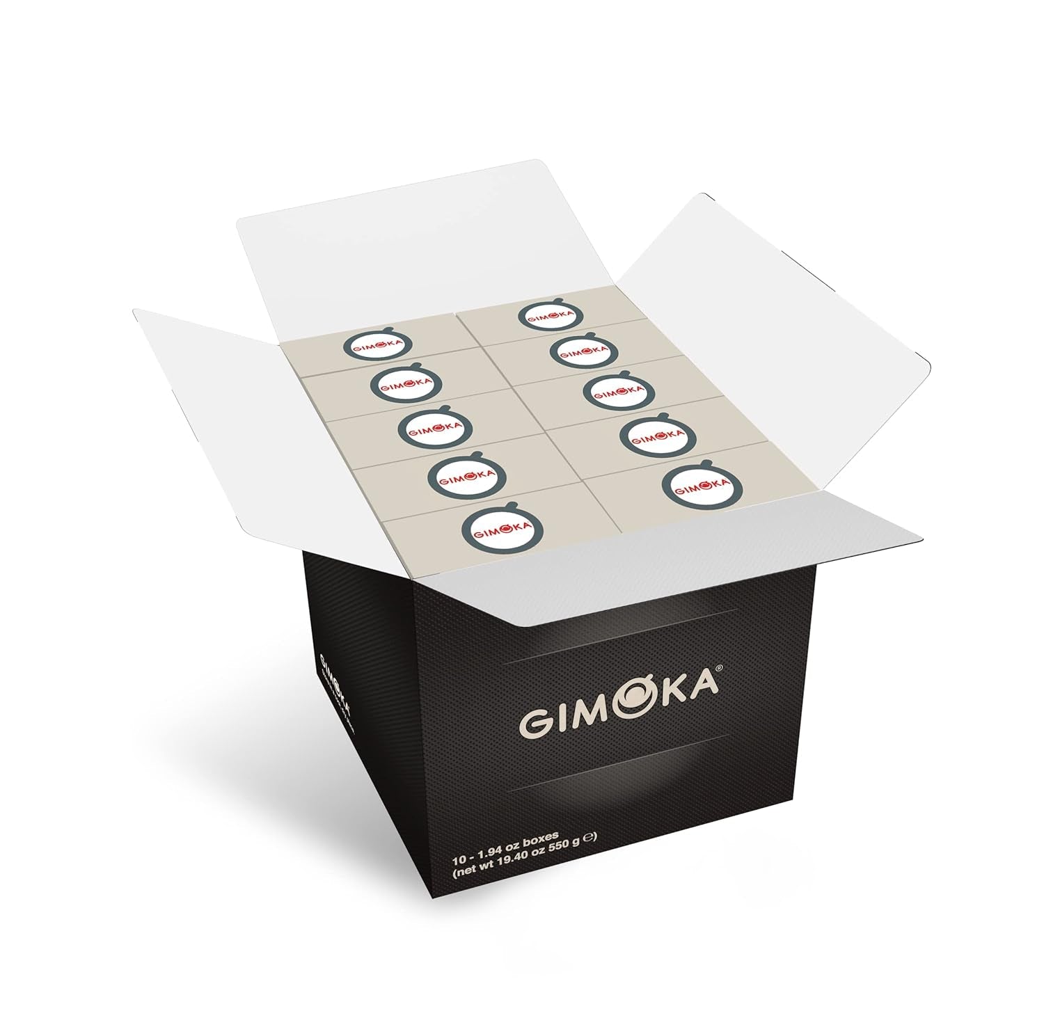 Gimoka Kaffeekapseln Espresso Deciso, Intensität 13/13-100 Kapsel - Kompatybilny z Nespresso* Haushalts-Espressomaschinen - 100 Stück (10 x 10 Getränke) - Hergestellt in Italy