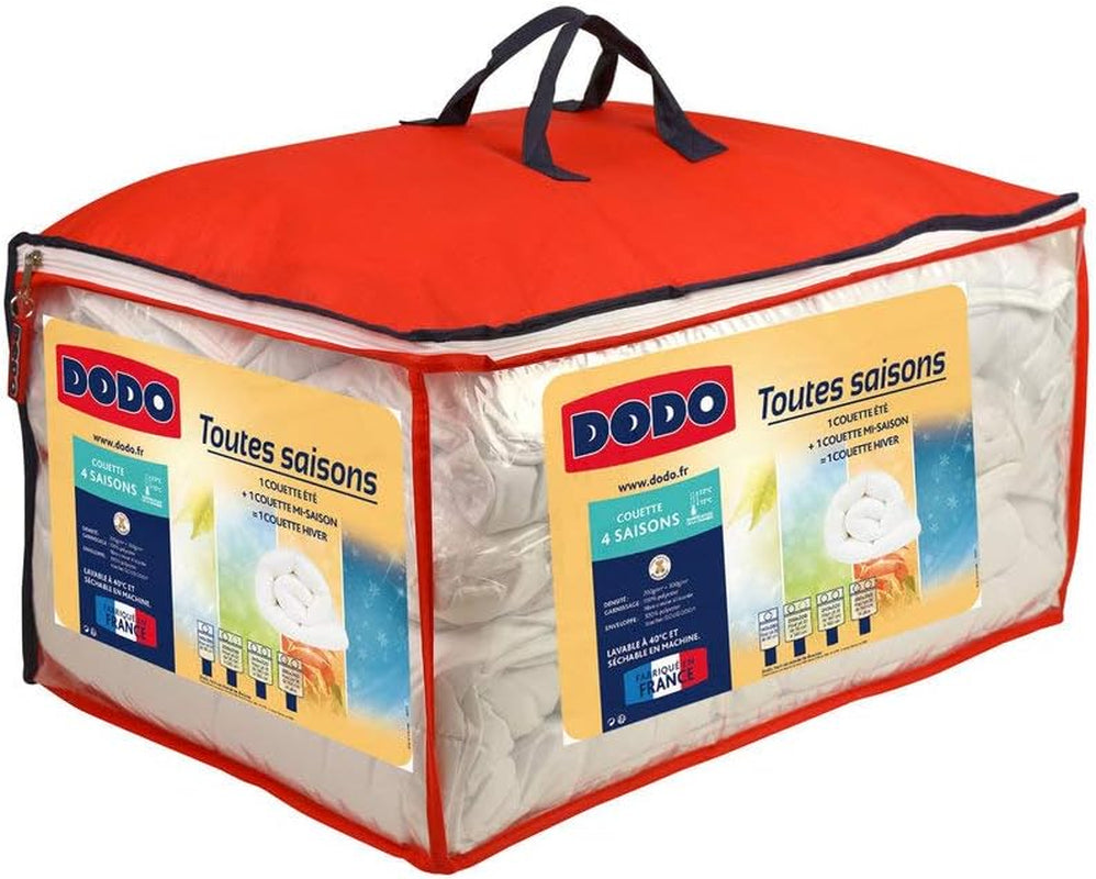 DODO 25665 Kocyk na 4 pory roku 140 x 200 cm biały poliester Kołdry i kołdry Naty Shop 200 x 200 cm