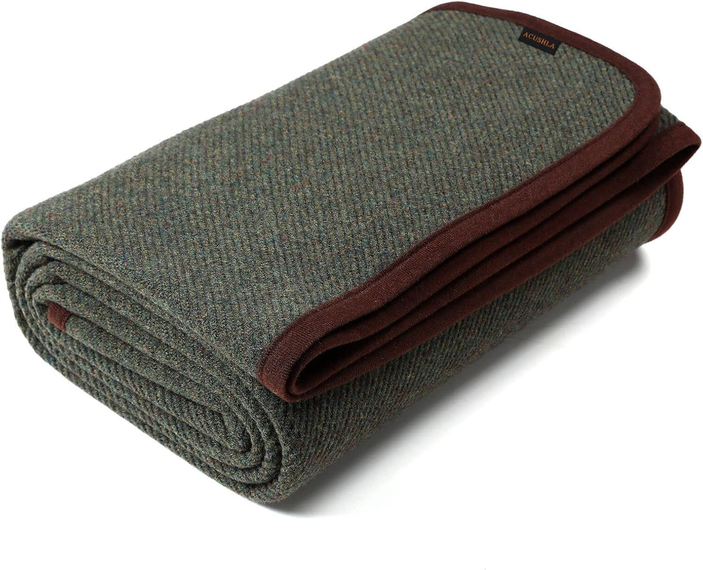 ACUSHLA 200,7X160 cm, 1,7 kg, koc, koc wełniany, ciepły koc podróżny, koc z dzianiny, dekoracyjny, koce na sofę, krzesło, kanapę, łóżko, pokój dzienny, kemping, odpowiednie na każdą porę roku Ww203 Łóżka i narzuty Beuche den ACUSHLA-Store Olive 160 X 200 Cm