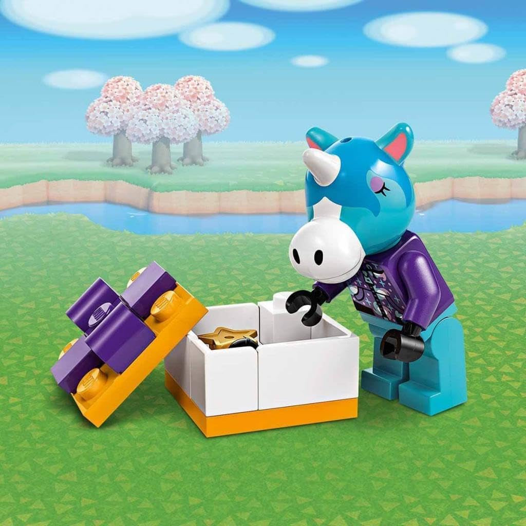LEGO Animal Crossing Przyjęcie urodzinowe Jimmy'ego Kreatywna zabawka dla dzieci Gra wideo Koń Zestaw zwierząt Prezent dla dziewcząt i chłopców w wieku 6 lat 77046 Zestawy do budowania Besuche den LEGO-Store