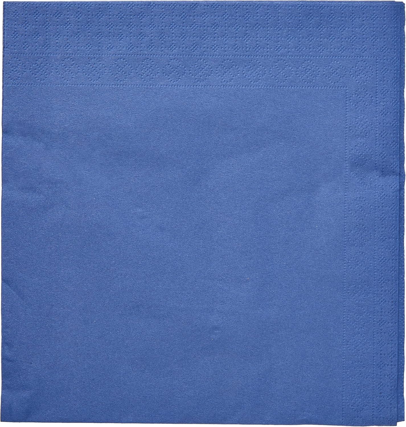 SER4230239 Serwetka 40 X 40, 2 warstwy, 1/4 złożenia, 100 serwetek, 2 warstwy, gładka krawędź, niebieska