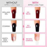 Taśma lateksowa AIMEILI Nagelleck Korrektor Hautschutz Fingerschutz Für Nail Art Palisade Geruchlos Weiß 15Ml