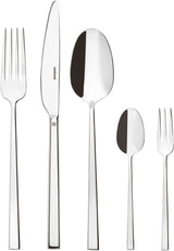 Sambonet 52562-N2 Rock ze stali nierdzewnej - Zestaw sztućców monoblok ze stali nierdzewnej 18/10 Kitchen Naty Shop Set 12 osób - 60 sztuk