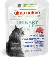 Almo Nature HFC Urinary Help - Nassfutter für Katzen - Unterstützung für die Harnwege - Atlantischer Tunfisch & Cranberries - Human Grade, Monoproteina, Glutenfrei - 24x50g