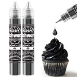 Barwnik spożywczy w żelu - HXDZFX 2×30ml, barwnik spożywczy bez cukru, silnie skoncentrowany, do dekoracji ciast, białej fondantu, makaroników, ciasteczek, wypieków, pisanek, śluzu (fiolet winogronowy)