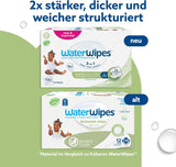 WaterWipes Sensitive+ Chusteczki nawilżane dla niemowląt i małych dzieci, 720 sztuk (12 szt.), 3 w 1 czyszczenie, pielęgnacja, ochrona, 99,9% wody, teksturowane oczyszczanie, bezzapachowy
