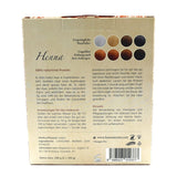 Henna - Miedź - Naturalna koloryzacja i pielęgnacja włosów - Puder - 200g Farba do włosów Naty Shop