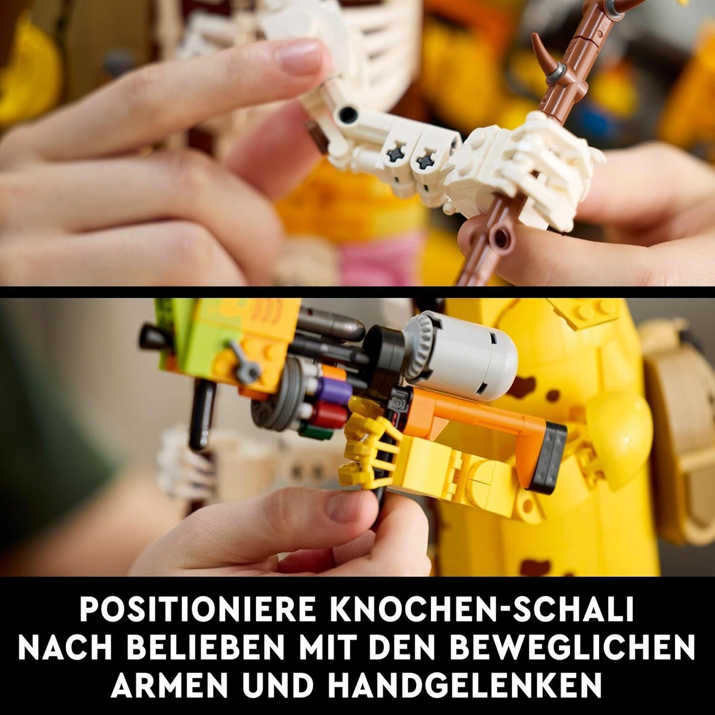 LEGO Fortnite Bone Shali — W zestawie miotacz farby i miska — Przedmiot kolekcjonerski dla fanów gier wideo — Zestaw do budowania dla dorosłych jako dekoracja domu lub biura — 77072 Zestawy do budowania Besuche den LEGO-Store