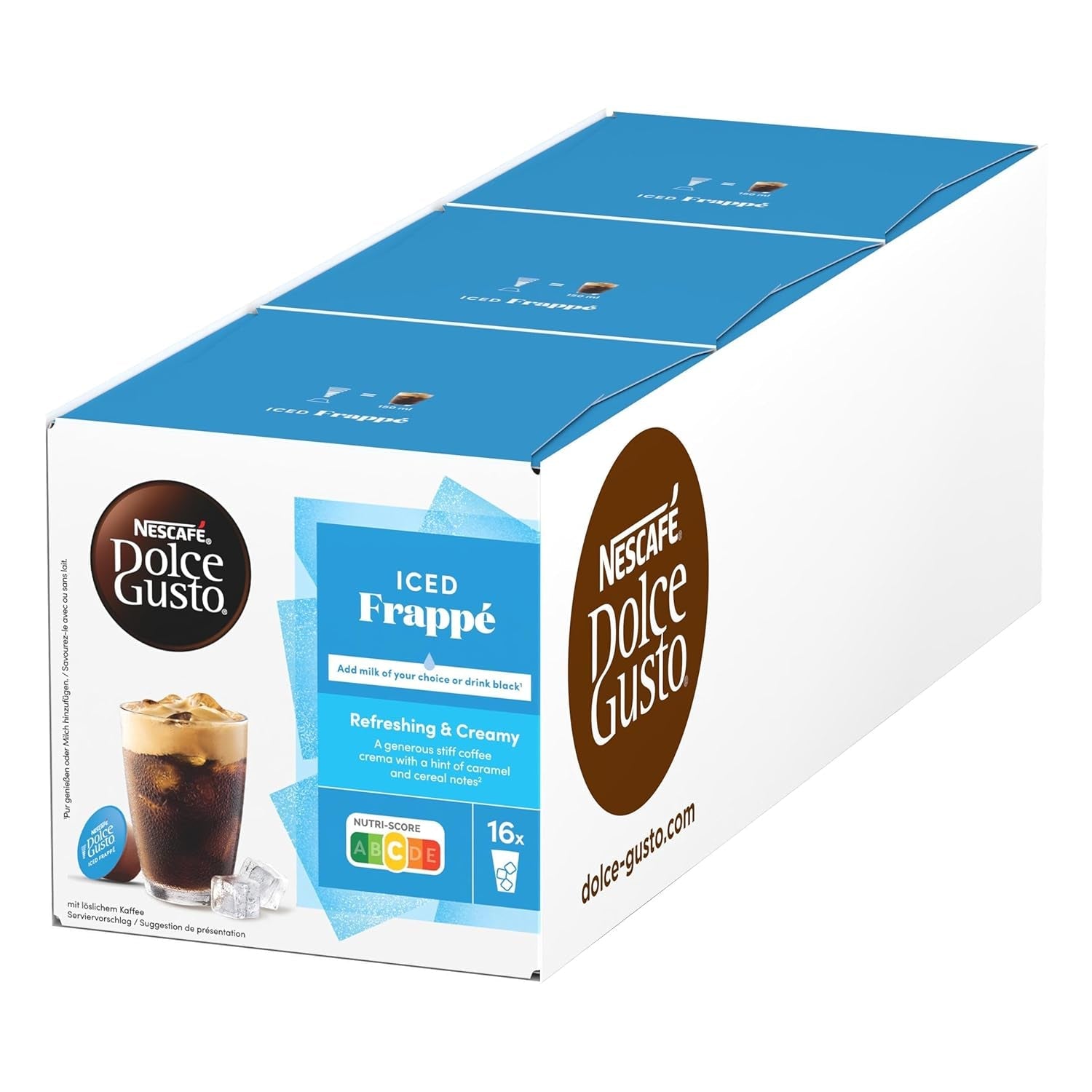 NESCAFÉ DOLCE GUSTO Frappé Kaffeekapseln Pakiet 3 sztuk (3 x 16 Kapseln)