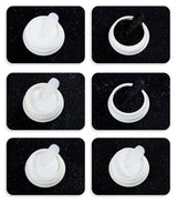 Proszek do paznokci Chrome Aurora Ice Shimmer Chromowany proszek pigmentowy 4 szt. Proszek chromowany Nägel Nail Art Nageldesign