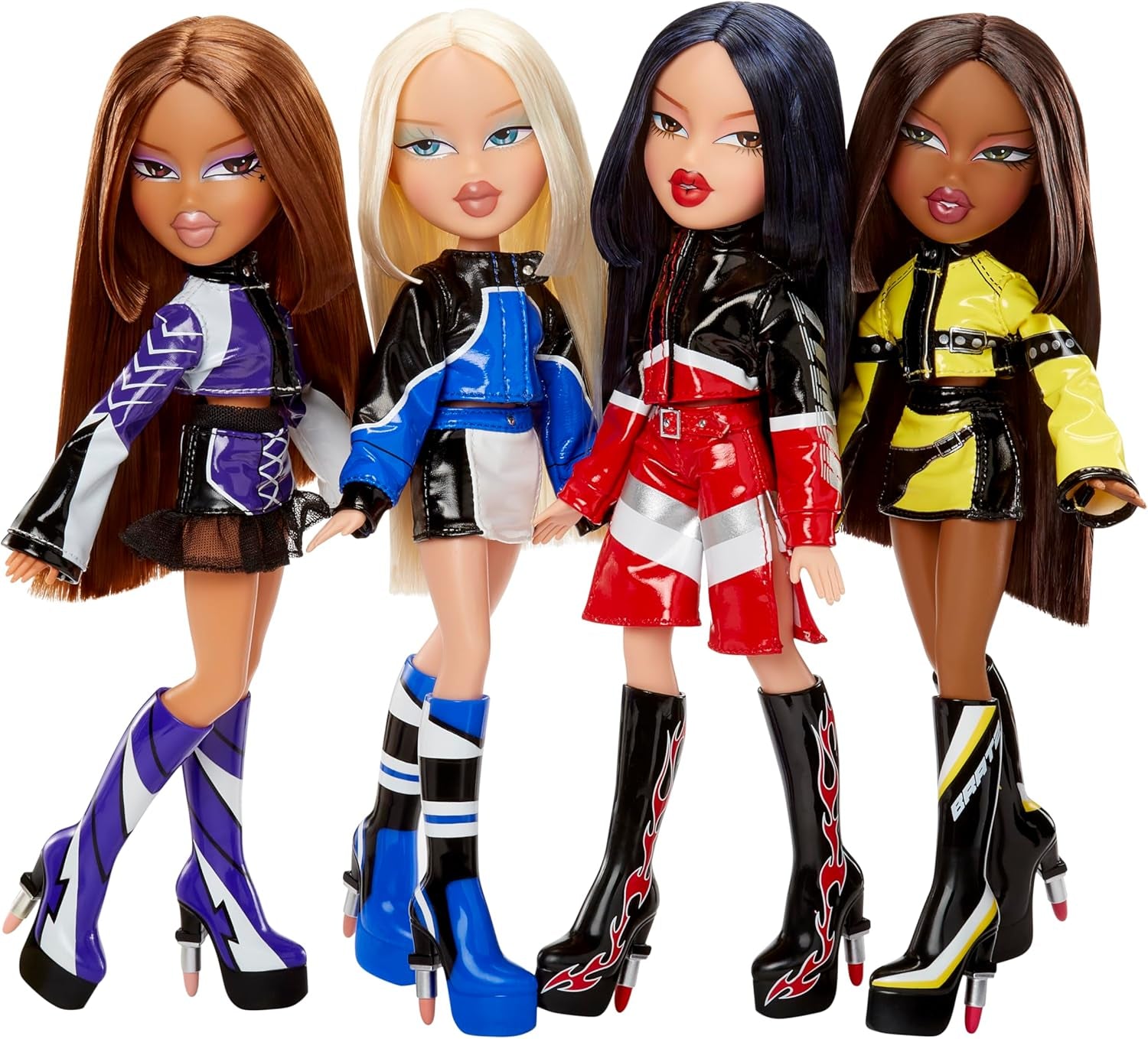 Bratz Scorchin' Cloe — zawiera 1 modną lalkę ze strojem i akcesoriami, lalki inspirowane sportami motorowymi, uroczą zabawkę dla dziewczynek