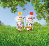 HiPP Organic dla Dzieci HiPPiS Truskawka Banan w Jabłku - Theo Toucan, 100g