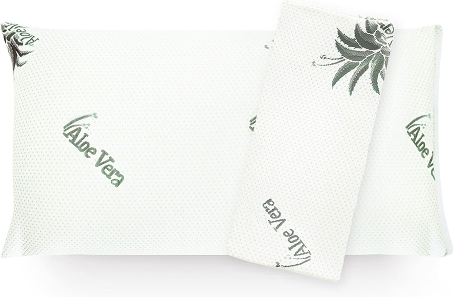 Ergonomiczna poduszka Mister Sandman 40X80, poduszka pod szyję z poszewką Aloe Vera, poduszka Visco idealna do podkładów na brzuchu, na plecach i na boku, poduszka z pianki memory, ortopedyczne poduszki szyjne Naty Shop