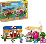 Zestaw LEGO Animal Crossing Nook's Shop i Sophie's House, kreatywna zabawka dla dzieci z 2 minifigurkami z serii gier wideo, prezent dla dziewcząt i chłopców od 7 lat 77050 Zestawy do budowania Besuche den LEGO-Store Single