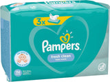 Chusteczki Pampers Fresh Clean Baby 81688041, 3x52 sztuki, (chusteczki dla niemowląt, plastikowa torba, dziewczynka/chłopiec, turkusowy, biały, Niemcy, 896,7 g)