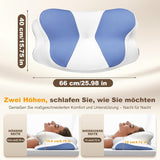 Ergonomiczna poduszka do spania na boku - poduszka na szyję Poduszka uśmierzająca ból szyi i ramion Ortopedyczna pianka zapamiętująca kształt szyi Poduszka podtrzymująca na brzuch Poduszka do spania na plecach i boku z podparciem szyi Poduszki ortopedyczne szyjki macicy Naty Shop