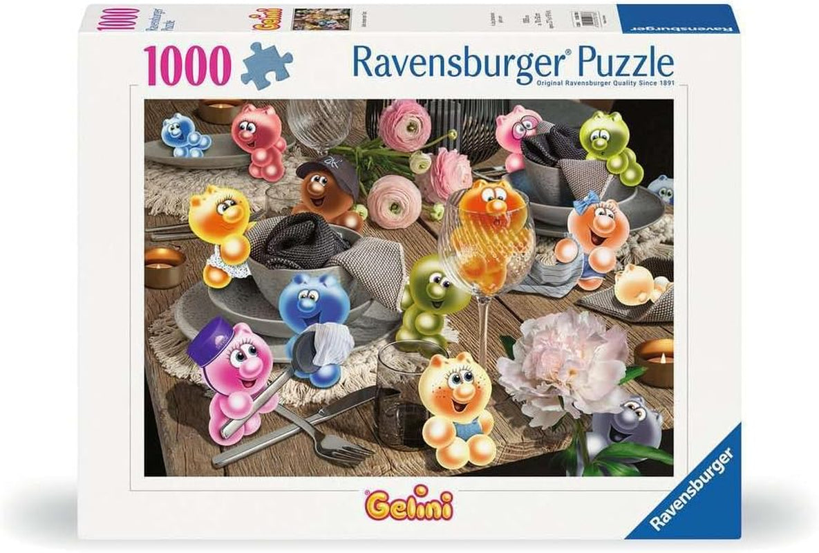 Ravensburger Puzzle 12000788 - Gelini nakrywa do stołu - 1000-elementowe puzzle dla dorosłych i dzieci od 14 lat, Puzzle Naty Shop Domyślny tytuł