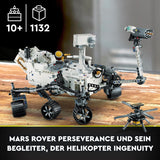 Zestaw zabawek kosmicznych LEGO 42158 Technic NASA Łazik marsjański Perserverance z aplikacją Ar, zabawka naukowa do budowania dla dziewcząt i chłopców Ponad 10 zestawów do budowania Besuche w sklepie LEGO