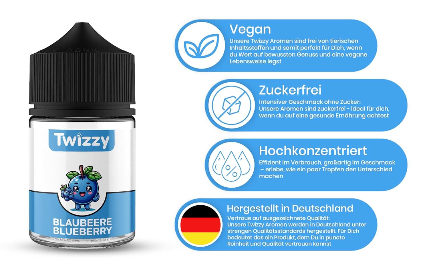 Twizzy Żurawina, Aromat spożywczy -60 ml - Intensywny aromat - Idealny do wypieków Aromaty Naty Shop