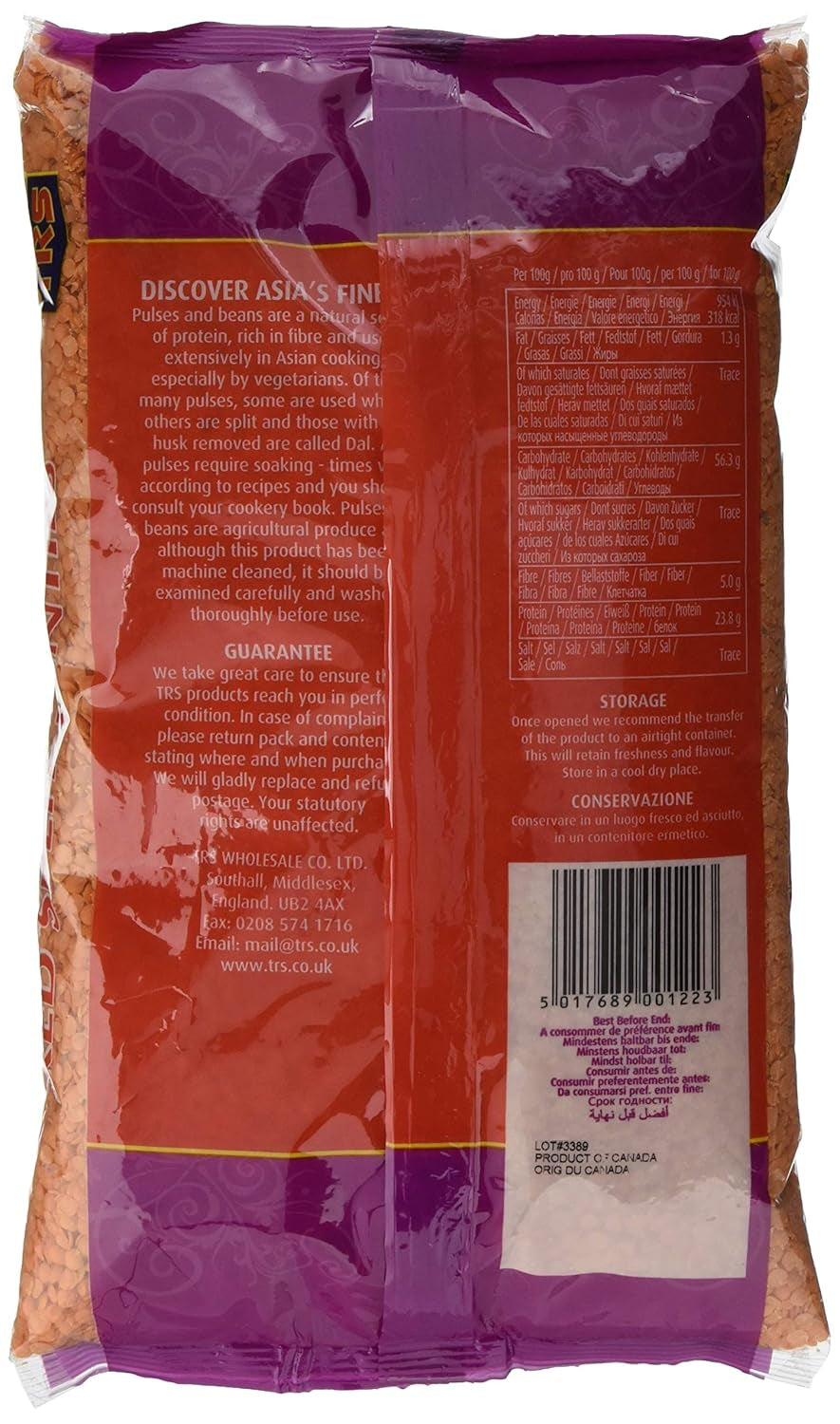 TRS - Soczewica czerwona - (1 X 2 KG)