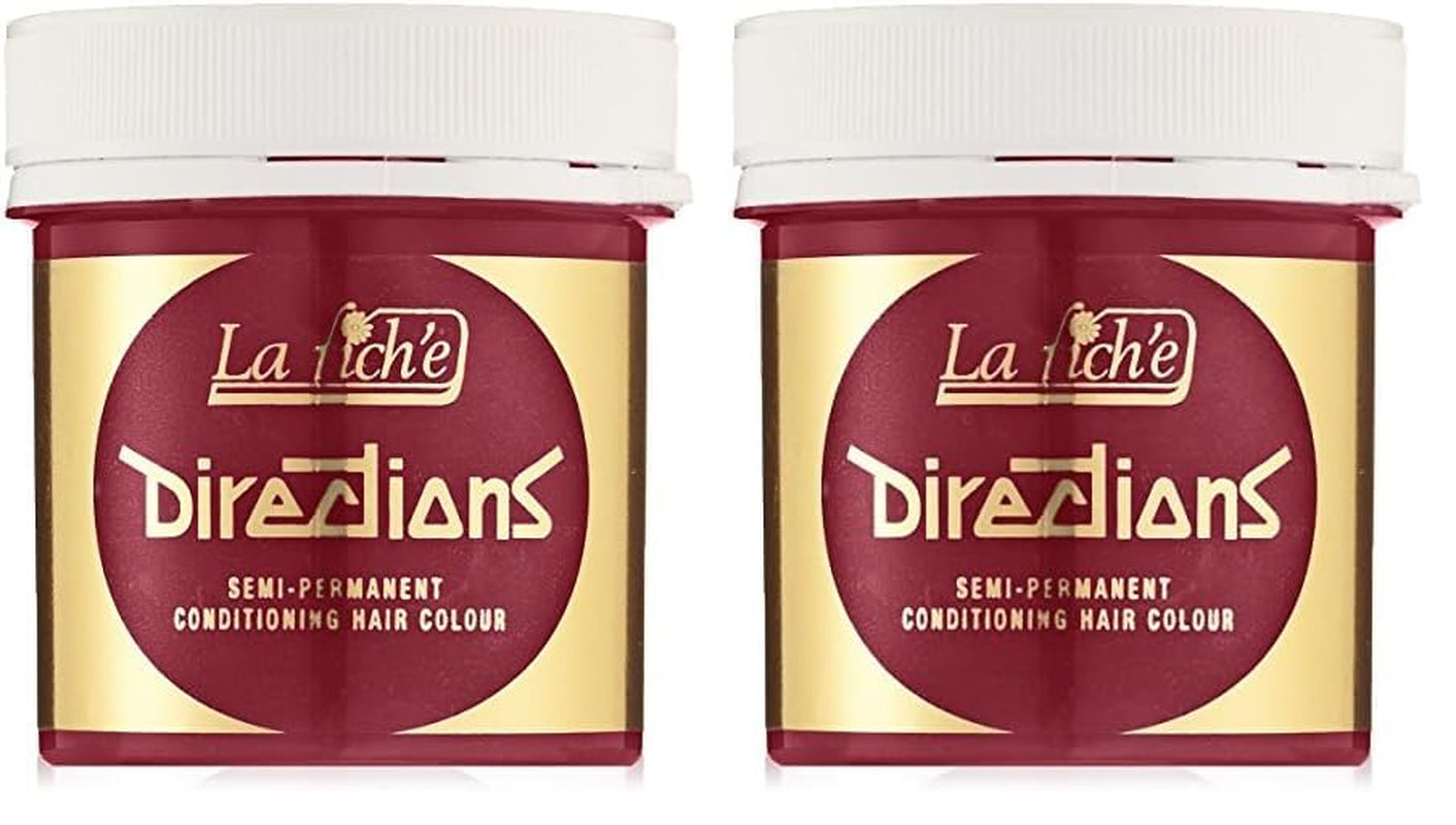 La Riché Pink Flamingo Pink 100ml (1 opakowanie) Naty Shop Poppy Red Farba do włosów 88ml (2 opakowania)