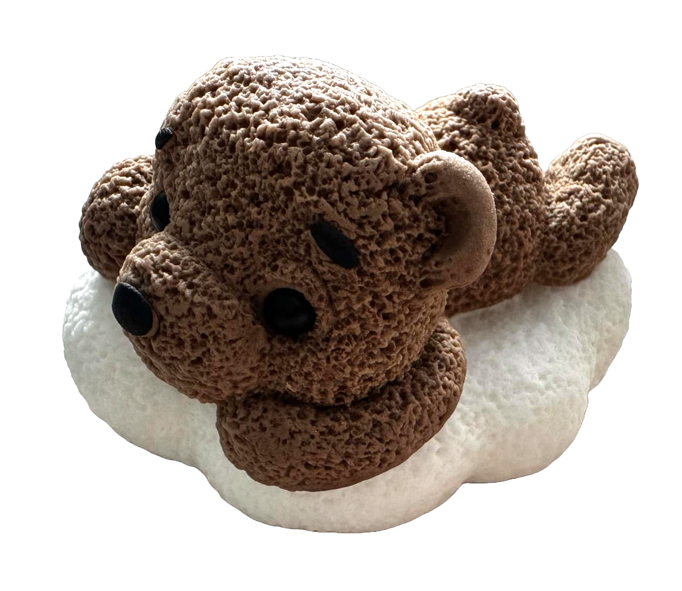 Dekoracja cukrowa jadalna, Miś na chmurce. Dekoracje ze sklepu Sugar Paste Nati