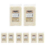 Rzemieślniczy włoski ryż Arborio, ryż gruboziarnisty i skrobiowy, idealny do zup, risotto i sałatek ryżowych, pakowany próżniowo w 2 worki 1kg