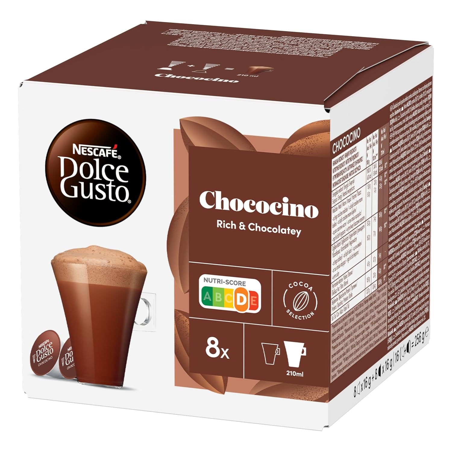 NESCAFÉ DOLCE GUSTO Chococino Kakaokapseln 3-pak (3 x 16 Kapseln)