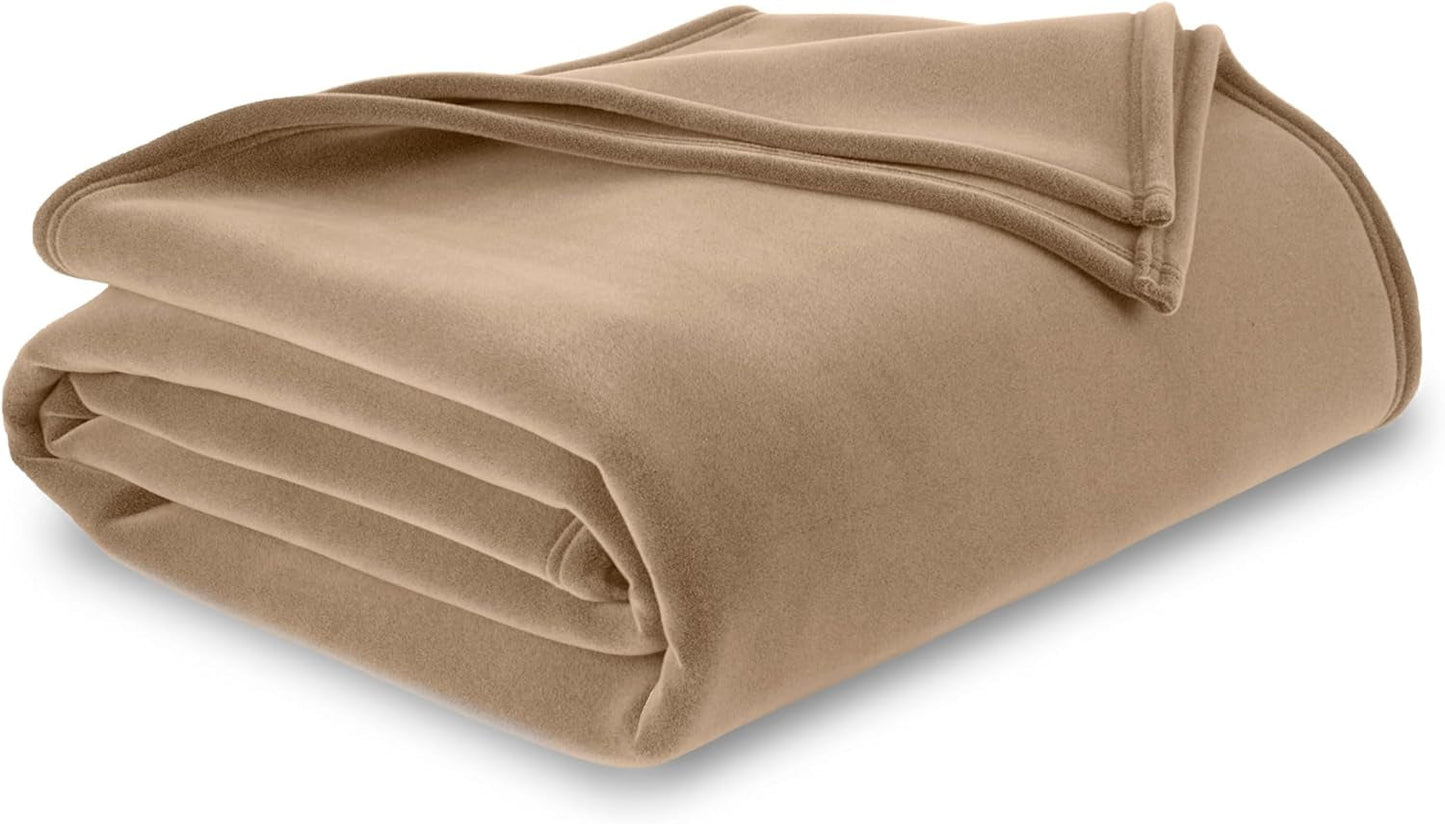 Sufit podwójny Vellux Original, jasnobrązowy. Kołdry i kołdry Naty Shop Beige Twin
