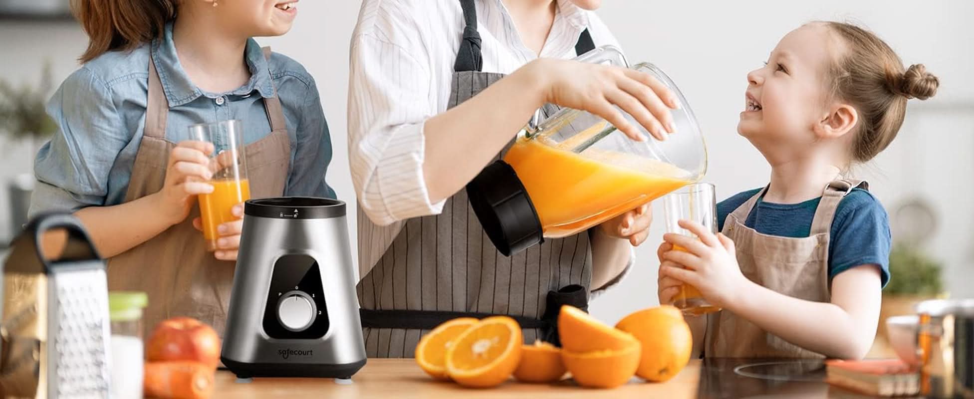 Kuchnia Safecourt - Blender - Blender sportowy - 1000 Watt - na wynos Beker - Smoothie Maker Kitchen Naty Shop