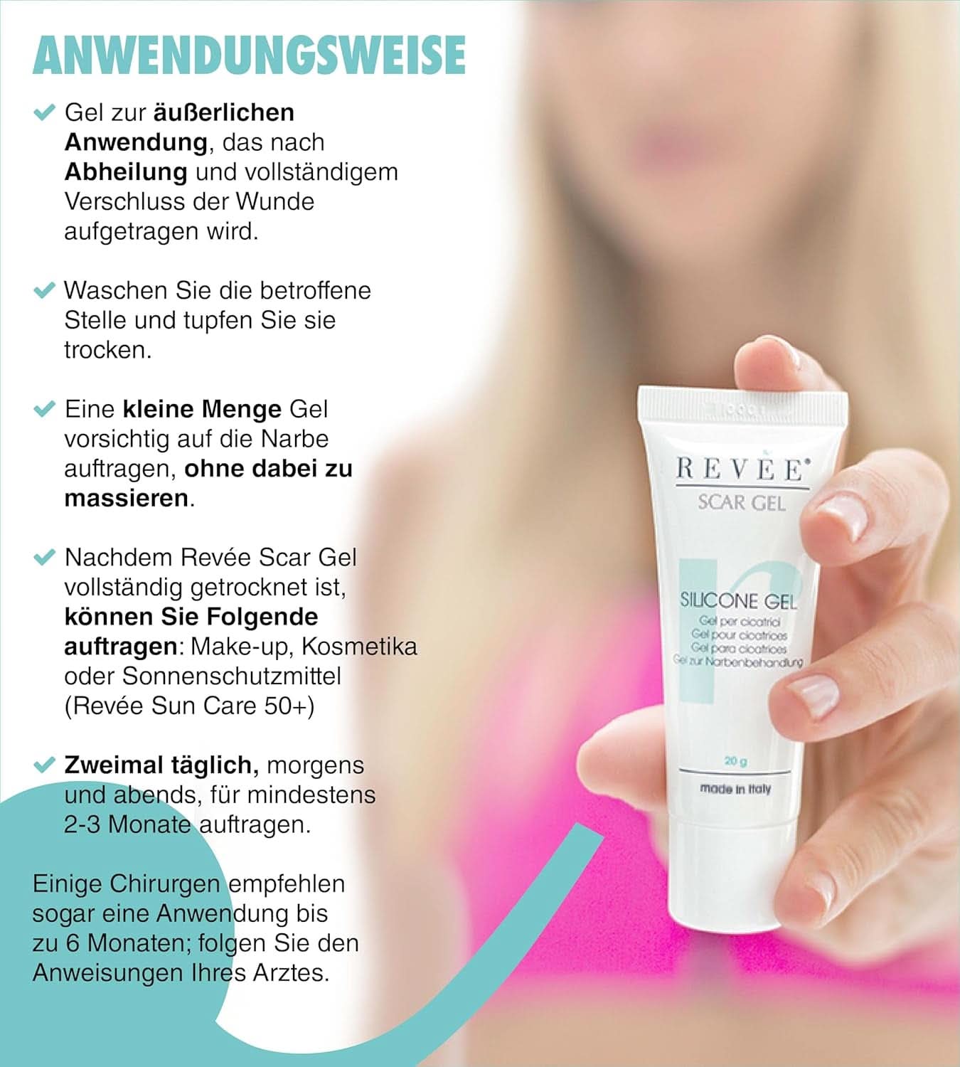 Revée Scar Gel, Żel do stosowania miejscowego na blizny Naty Shop