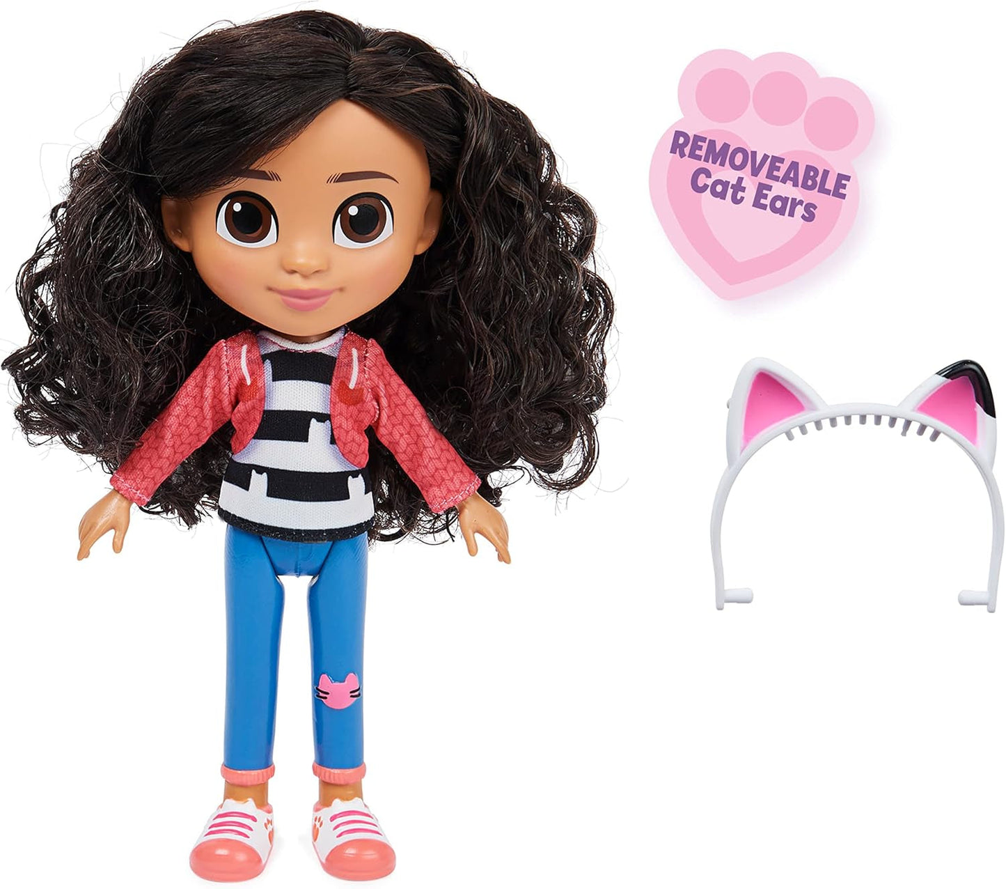 Domek dla lalek Gabby, lalka Gabby Girl o wysokości 20 cm, odpowiednia dla dzieci w wieku 3+ Naty Shop Dolls