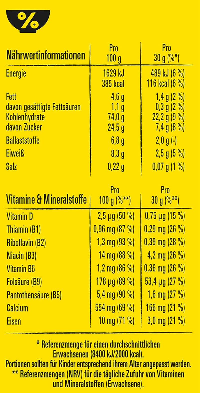 Nestlé NESQUIK Crunchy Brownie, chrupiące płatki śniadaniowe z kawałkami czekolady i innowacyjnym kształtem zapewniającym dodatkową chrupkość, opakowanie 7 szt. (7 x 300 g)