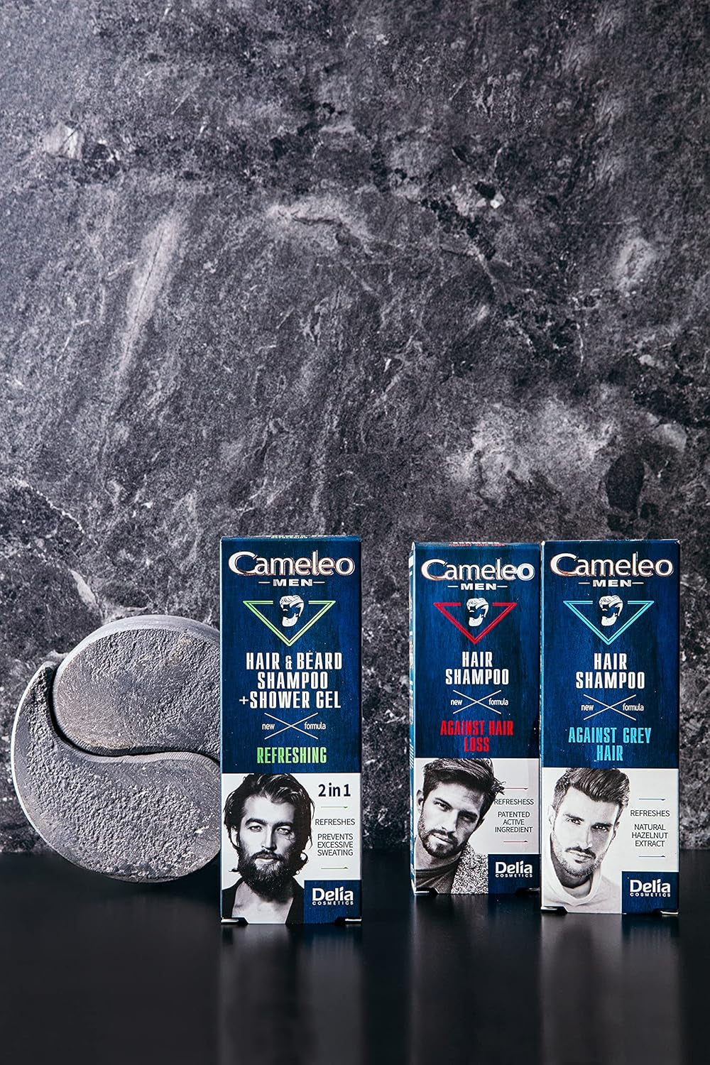 Cameleo Men - Płyn do mycia włosów dla mężczyzn przeciw wypadaniu włosów, 150 ml Pielęgnacja włosów Naty Shop