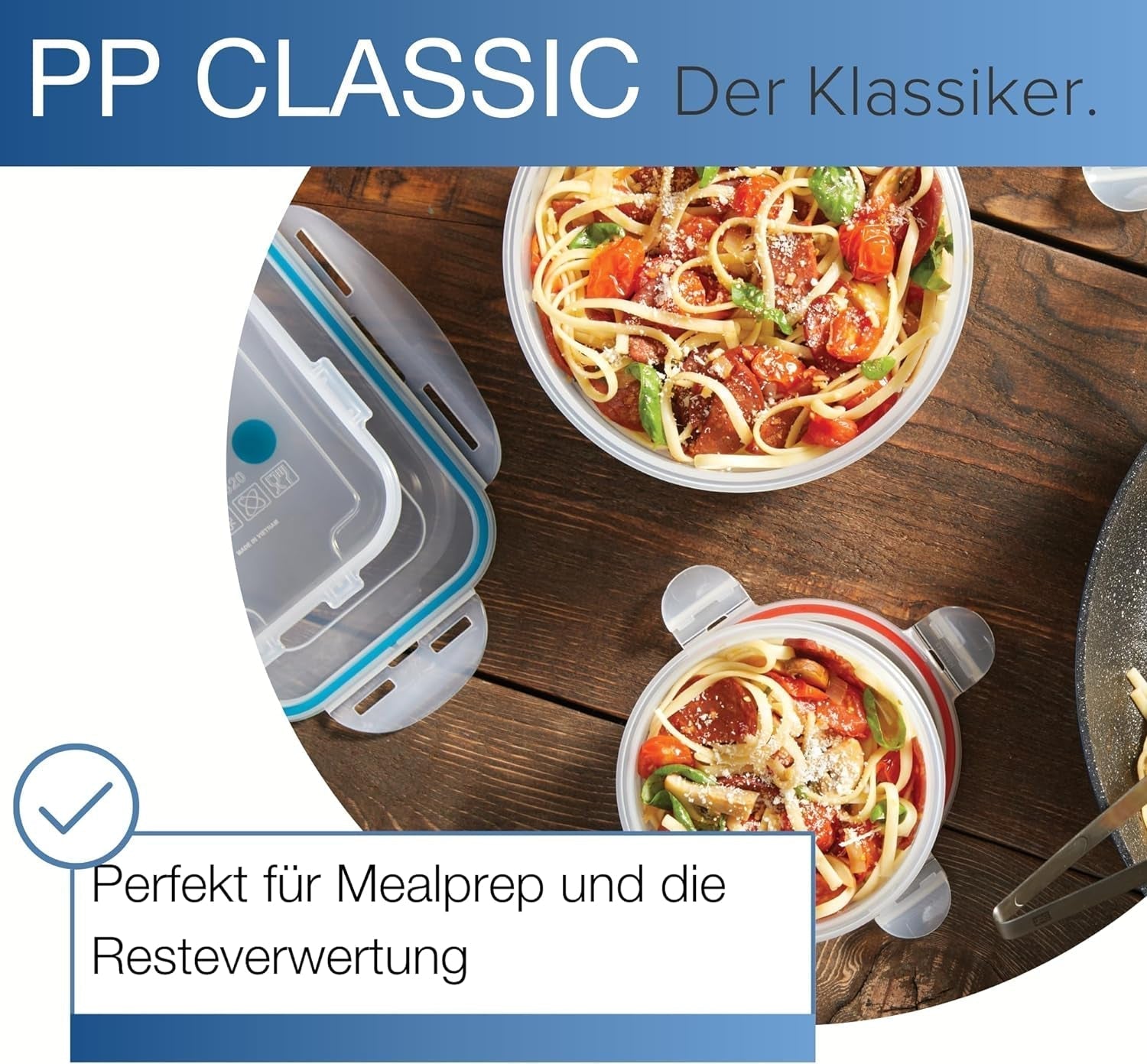 LocknLock PP Klasyczny zestaw słoików do przechowywania żywności 5szt | 180 ml, 350 ml, 600 ml, 870 ml, 3,6 l | 100% powietrze i wodoszczelność | bez BPA | organizer do zamrażarki i lodówki | Pudełka do przechowywania żywności Naty Shop można myć w zmywarce i kuchence mikrofalowej