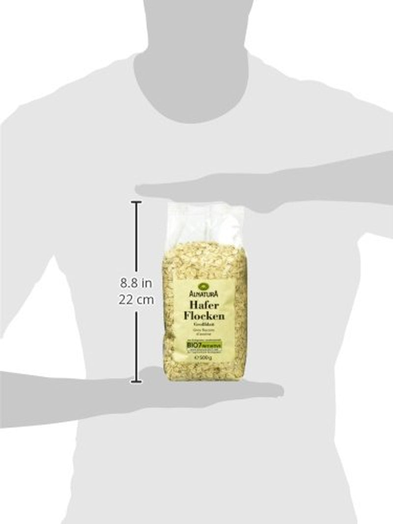 Duże organiczne płatki owsiane, 500g