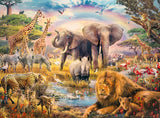 Puzzle dla dzieci Ravensburger - Afrykańska Sawanna - 100-elementowe puzzle dla dzieci od 6. roku życia Puzzle Naty Shop