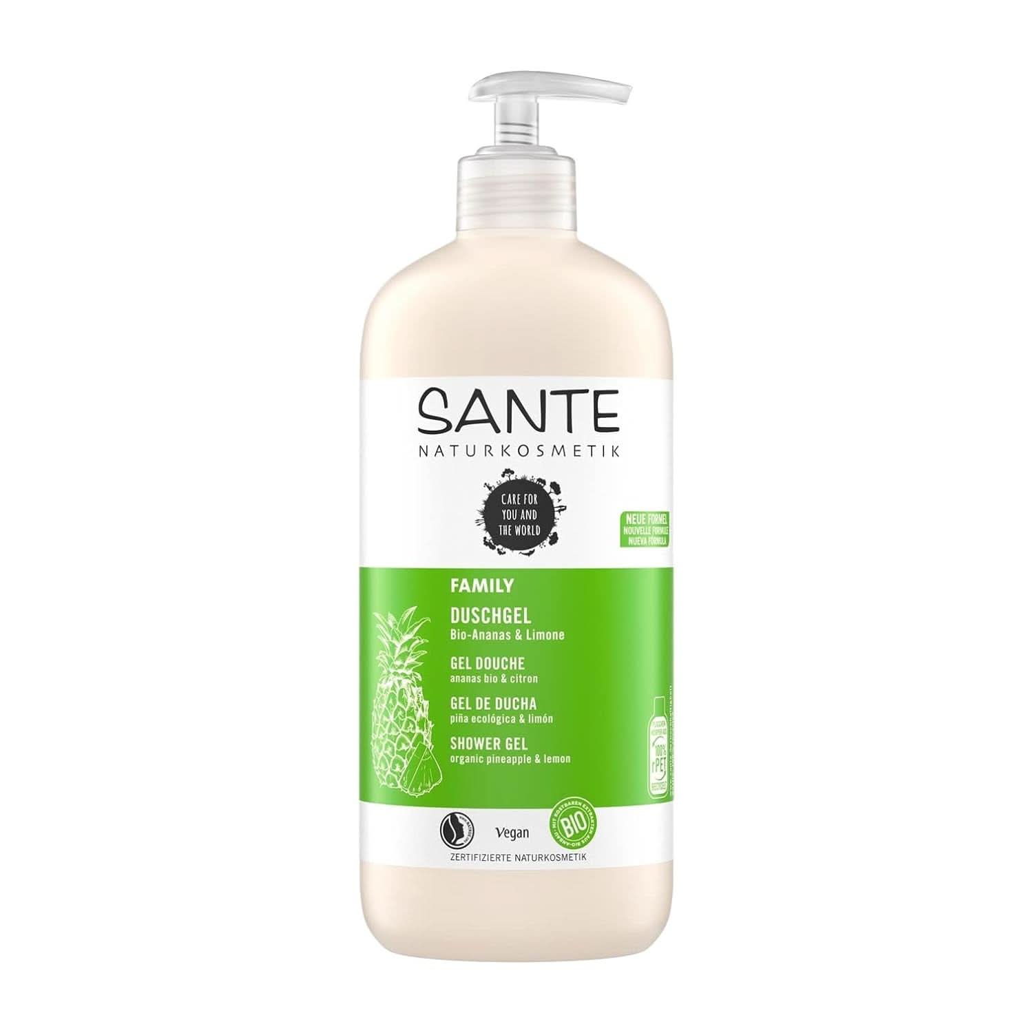 SANTE Natural Cosmetics Odświeżający żel pod prysznic o cytrusowym zapachu, 950 ml Pod prysznic i do kąpieli Naty Shop 950 ml Owocowy, świeży