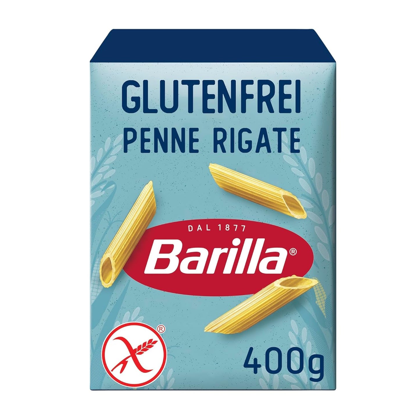 Penne Rigate Barilla makaron bezglutenowy na bazie ryżu i kukurydzy – 1 opakowanie (1 x 400g)