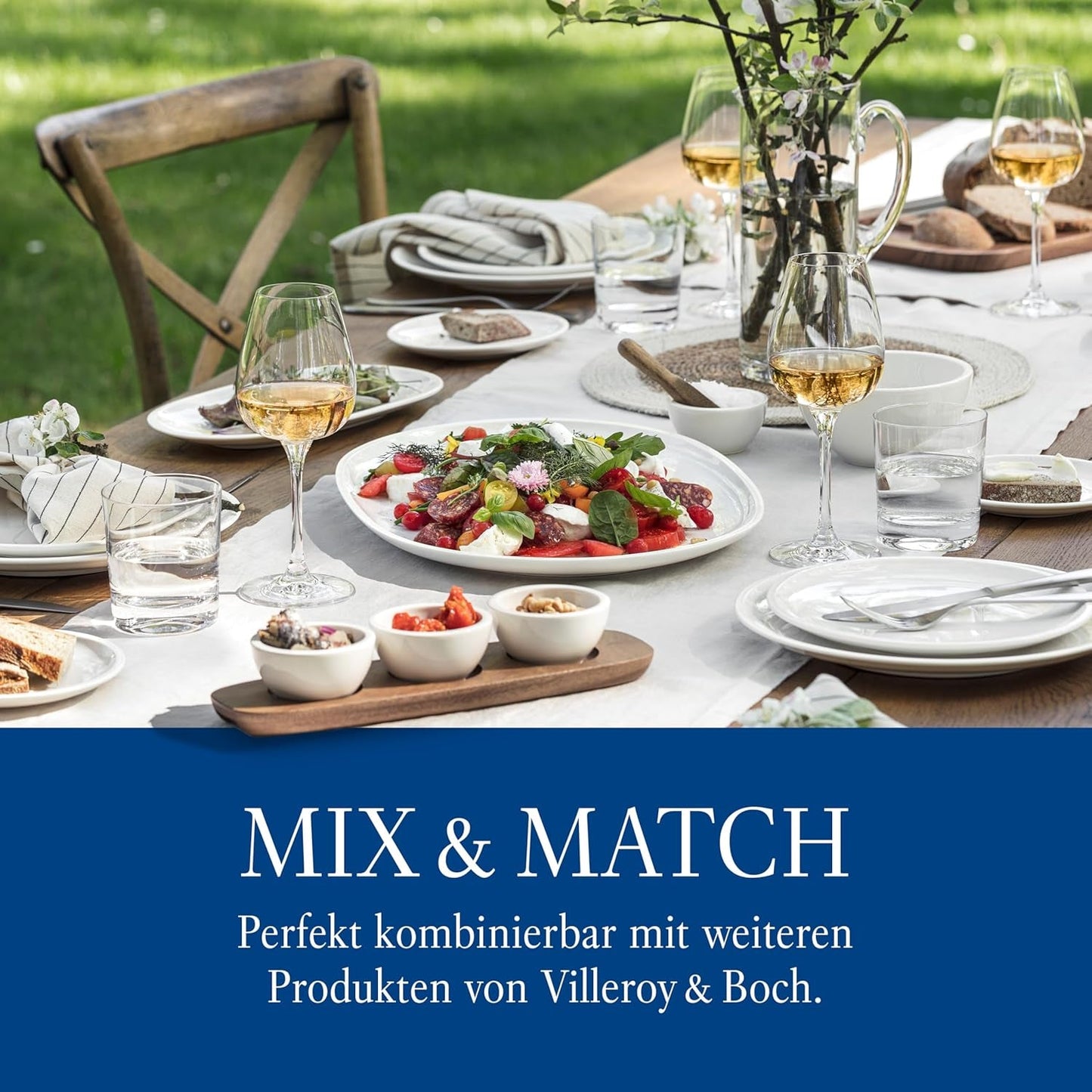 Zestaw sztućców Villeroy & Boch Blacksmith dla maksymalnie 6 osób, 24 sztuki, stal nierdzewna