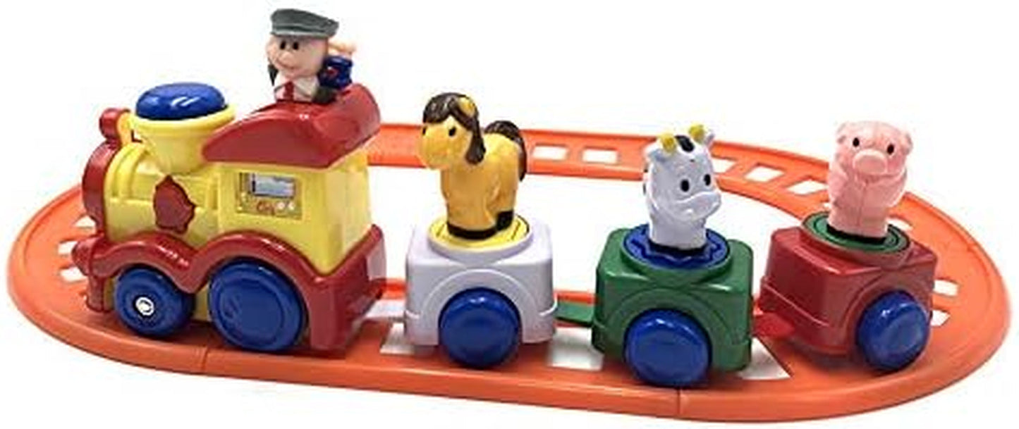 - Pociąg muzyczny Animal Farm (CPA Toy Group 68001), różne kolory/modele Jucarii Bebe Naty Shop