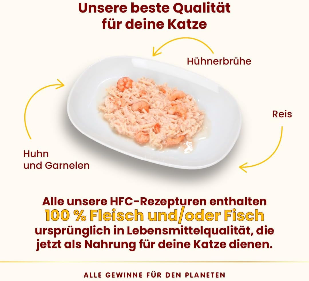 Almo Nature HFC Naturalna mokra karma dla kotów - Różne przepisy z kurczakiem - 6 x 70g