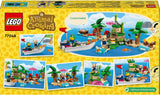 LEGO Animal Crossing Wycieczka łodzią po wyspie Käptens, kreatywna zabawka dla dzieci z 2 minifigurkami z serii gier wideo, w tym Huschke, prezent dla dziewcząt i chłopców od 6 lat 77048 Zestawy do budowania Besuche den LEGO-Store
