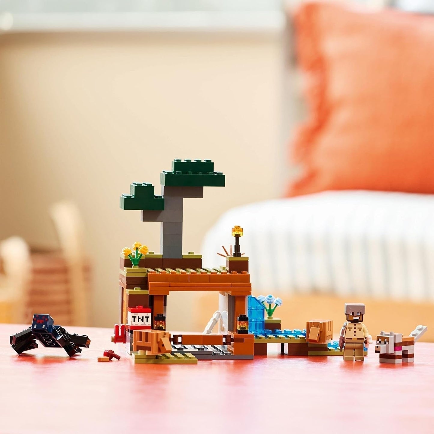 LEGO Minecraft Dungeon Mine Expedition Zestaw minifigurek Zabawka do budowania postaci Prezent dla chłopców i dziewcząt w wieku 8 lat 21269 Zestawy do budowania Besuche den LEGO-Store