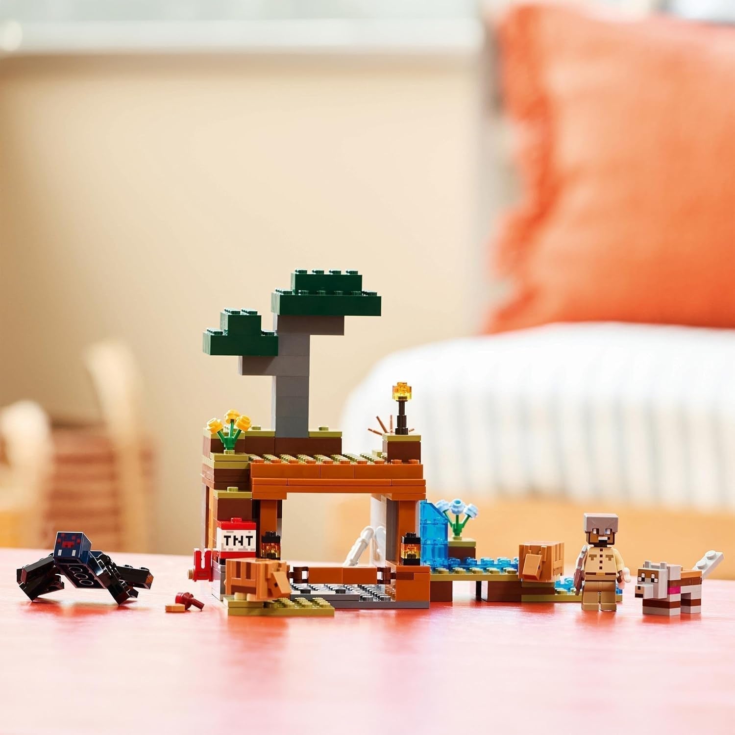 LEGO Minecraft Dungeon Mine Expedition Zestaw minifigurek Zabawka do budowania postaci Prezent dla chłopców i dziewcząt w wieku 8 lat 21269 Zestawy do budowania Besuche den LEGO-Store