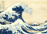 Clementoni 39378 Hokusai - Wielka Fala - Puzzle 1000 elementów, kolekcja muzealna, gra zręcznościowa dla całej rodziny, kolorowa gra rozciągająca, puzzle dla dorosłych 14+ Puzzle Naty Shop