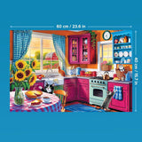 Trefl - Easypiece Puzzle: Poranek w kuchni - 300 elementów - Duże elementy, Łatwe puzzle, Dla dorosłych i dzieci 10+ Puzzle Naty Shop